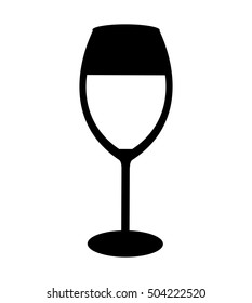 wine cup isolated icon vector illustration design
