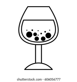 wine cup isolated icon vector illustration design