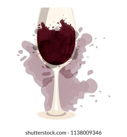 wine cups silhouettes icon