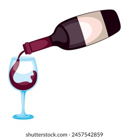 wine day isolated design vector
