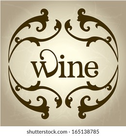 wine design over  gray   background vector illustration 