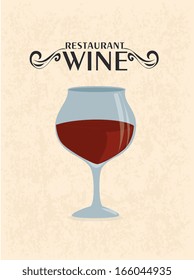 wine design over pink background vector illustration 
