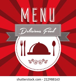 Wine design over red background, vector illustration