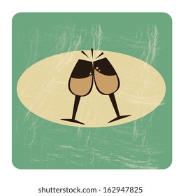 wine design over white background vector illustration 