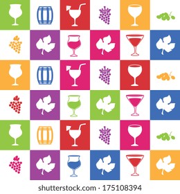 wine design over white  background vector illustration 