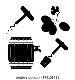 wine design over white background vector illustration 