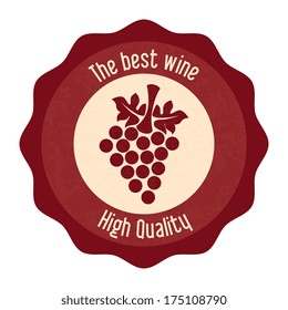 wine design over white background vector illustration 