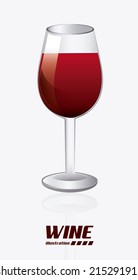 wine design over white  background vector illustration