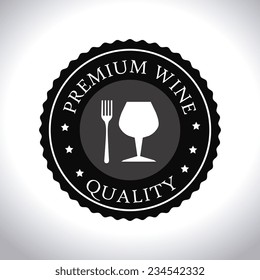Wine design over white background, vector illustration