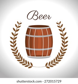 Wine design over white background, vector illustration.