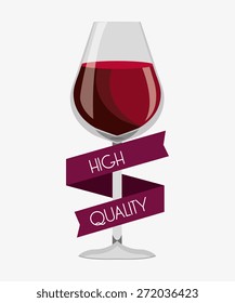 Wine design over white background, vector illustration.
