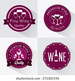 Wine design over white background, vector illustration.