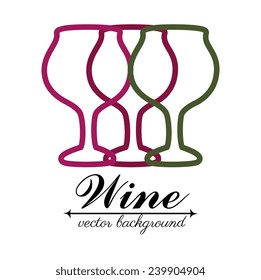 Wine design over white background,vector illustration