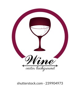 Wine design over white background,vector illustration
