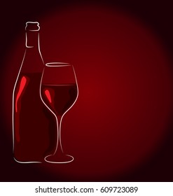 Wine Design symbol on white background 
