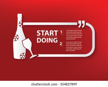 Wine Design and text box,vector