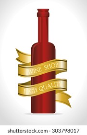 Wine digital design, vector illustration eps 10.