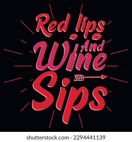 Wine drinking typography tshirt design vector design 