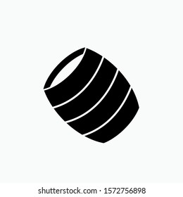 Wine Drum Icon. Liquids Container Illustration As A Simple Vector Sign & Trendy Symbol for Design, Websites, Presentation or Application.,