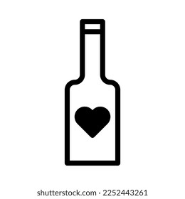 wine dualtone black valentine illustration vector year icon perfect. Icon sign from modern collection for web. Nice design perfect.