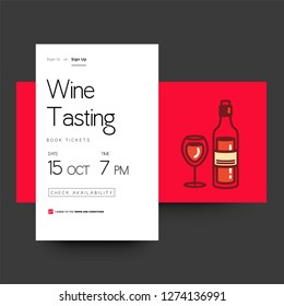 Wine Event App Design for Smart Phones