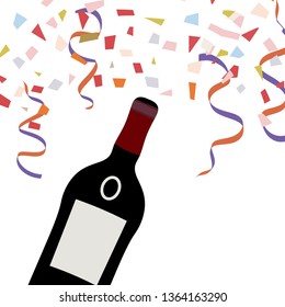 Wine festival. Beaujolais nouveau. Hand drawing. Illustration for cards, labels and invitations.