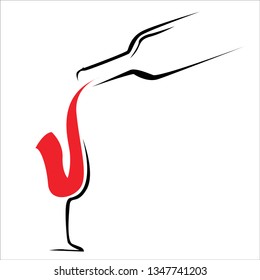 wine flat icon