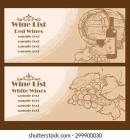 wine frame list  vintage