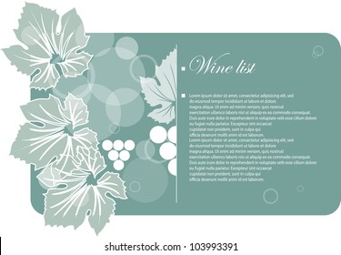 wine frame site design