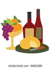 Wine and Fruit