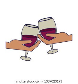 Wine and gastronomy concept