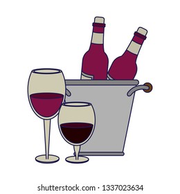 Wine and gastronomy concept