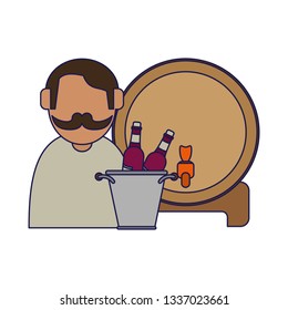 Wine and gastronomy concept