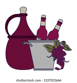 Wine and gastronomy concept