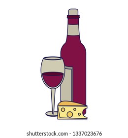 Wine and gastronomy concept