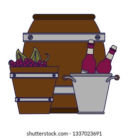 Wine and gastronomy concept