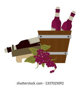 Wine and gastronomy concept