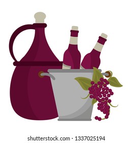 Wine and gastronomy concept