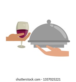 Wine and gastronomy concept