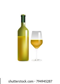 Wine and glass of wine