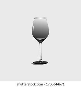 Weinglas-Hintergrund und Vektorgrafik Sloki zum Trinken
