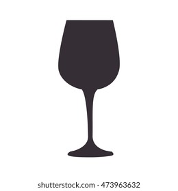 wine glass beverage liquor alcohol liquid drink vector illustration