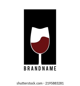 wine glass border design background