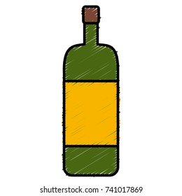 Wine glass bottle