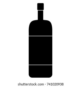 Wine glass bottle