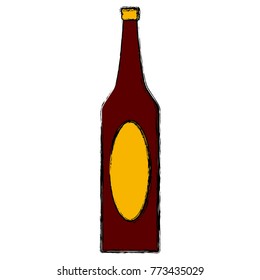 Wine glass bottle