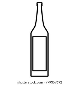 Wine glass bottle
