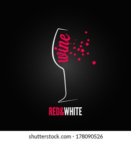 wine glass bubbles splash menu background