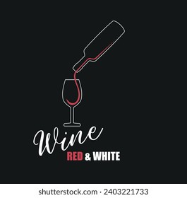 wine glass concept menu design