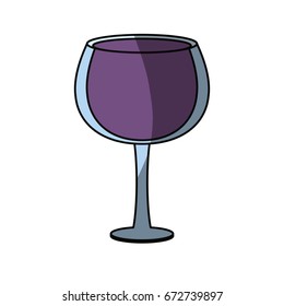 Wine glass cup